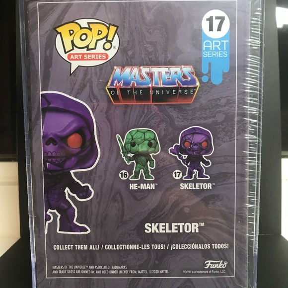 *MINT* SEALED FUNKO SHOP LIMITED EDITION ART SERIES Skeletor #17 - Picture 2 of 6